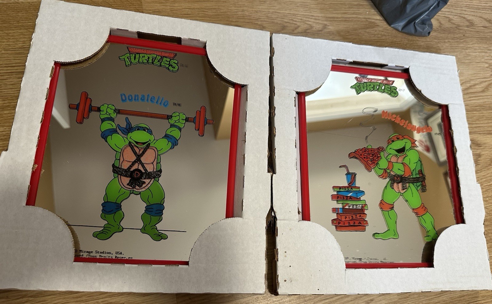 Teenage Mutant Ninja Turtles 1990 Mirage 8x10 Mirror NEW Leonardo & Michelangelo Teenage Mutant Ninja Turtles 1990 Mirage 8x10 Mirror NEW Leonardo & Michelangelo