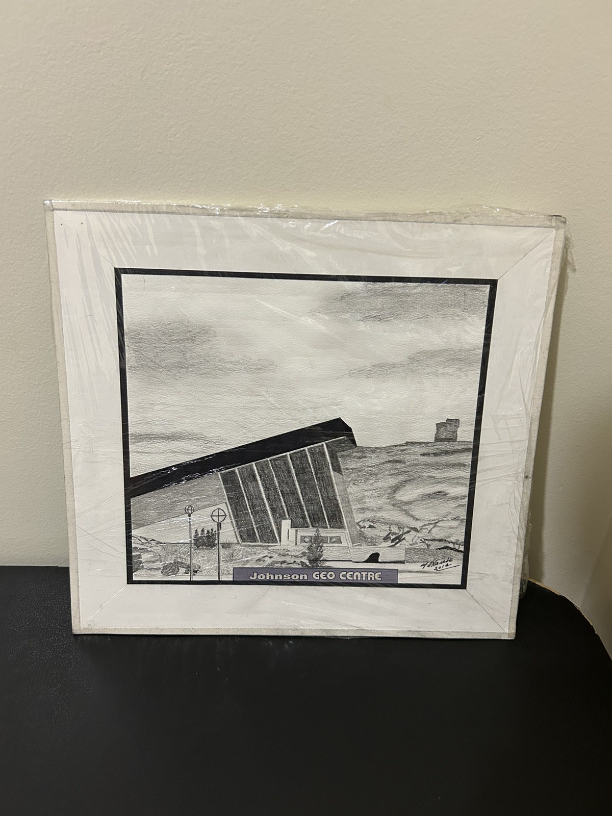 St. John’s Newfoundland “Johnson GEO Centre Signed Sketch Drawing Print St. John’s Newfoundland “Johnson GEO Centre Signed Sketch Drawing Print