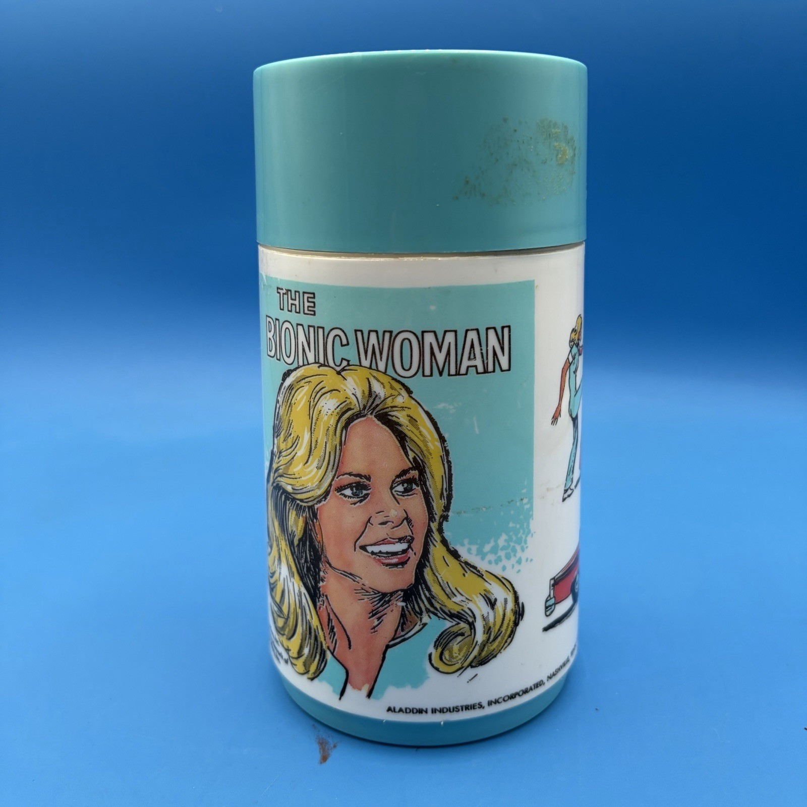 Vintage 1978 Bionic Woman Thermos Vintage 1978 Bionic Woman Thermos