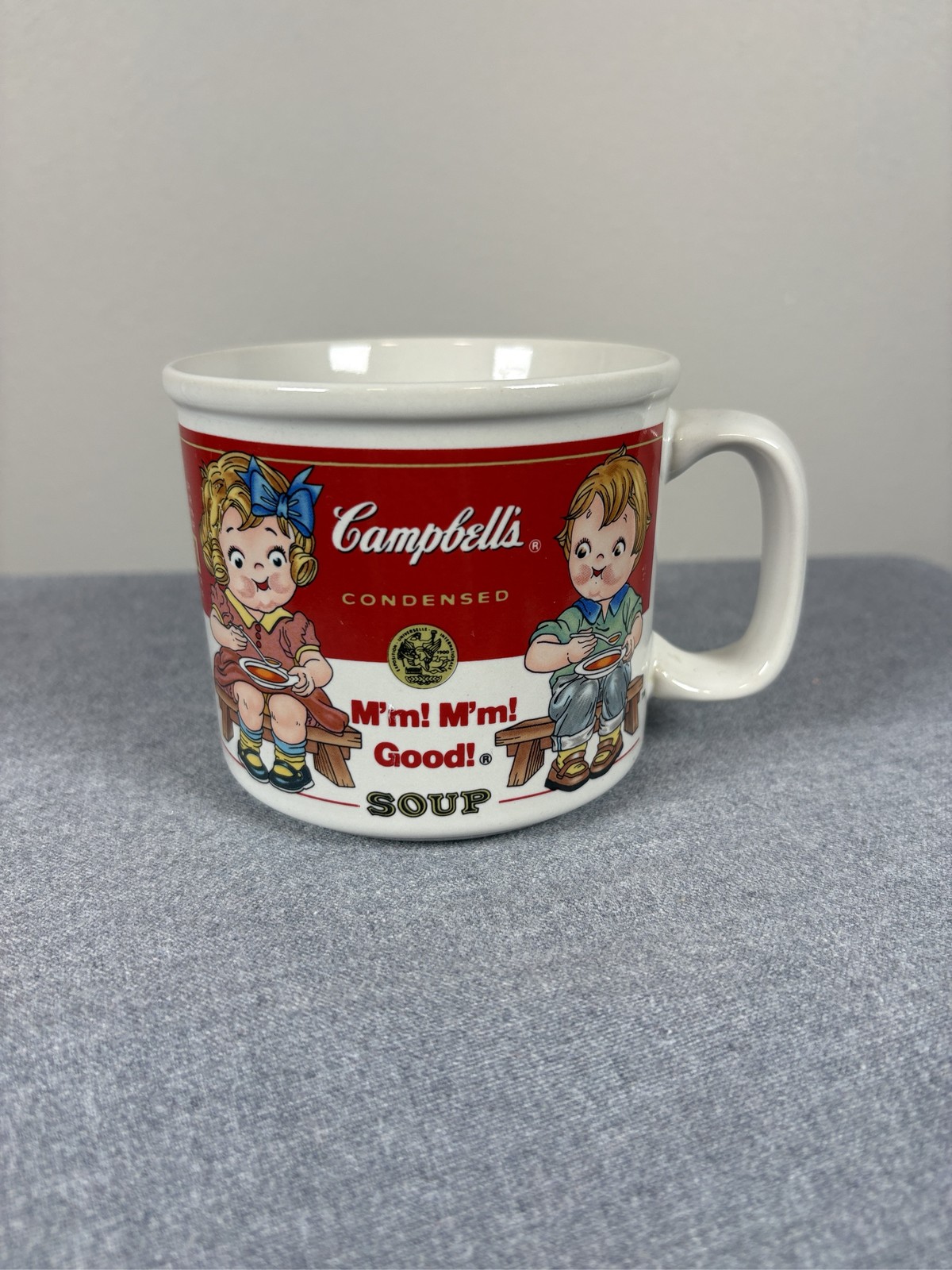 1993 Campbell\'s Condensed Soup Mug Westwood Kids M\'m M\'m Good 14 oz 1993 Campbell\'s Condensed Soup Mug Westwood Kids M\'m M\'m Good 14 oz