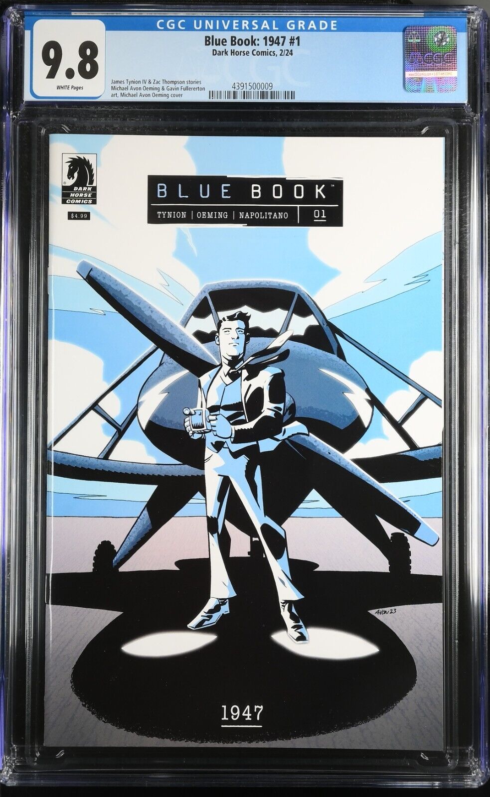 Blue Book: 1947 #1 CGC 9.8 Cover A Dark Horse Comics 2024 James Tynion IV SIKTC