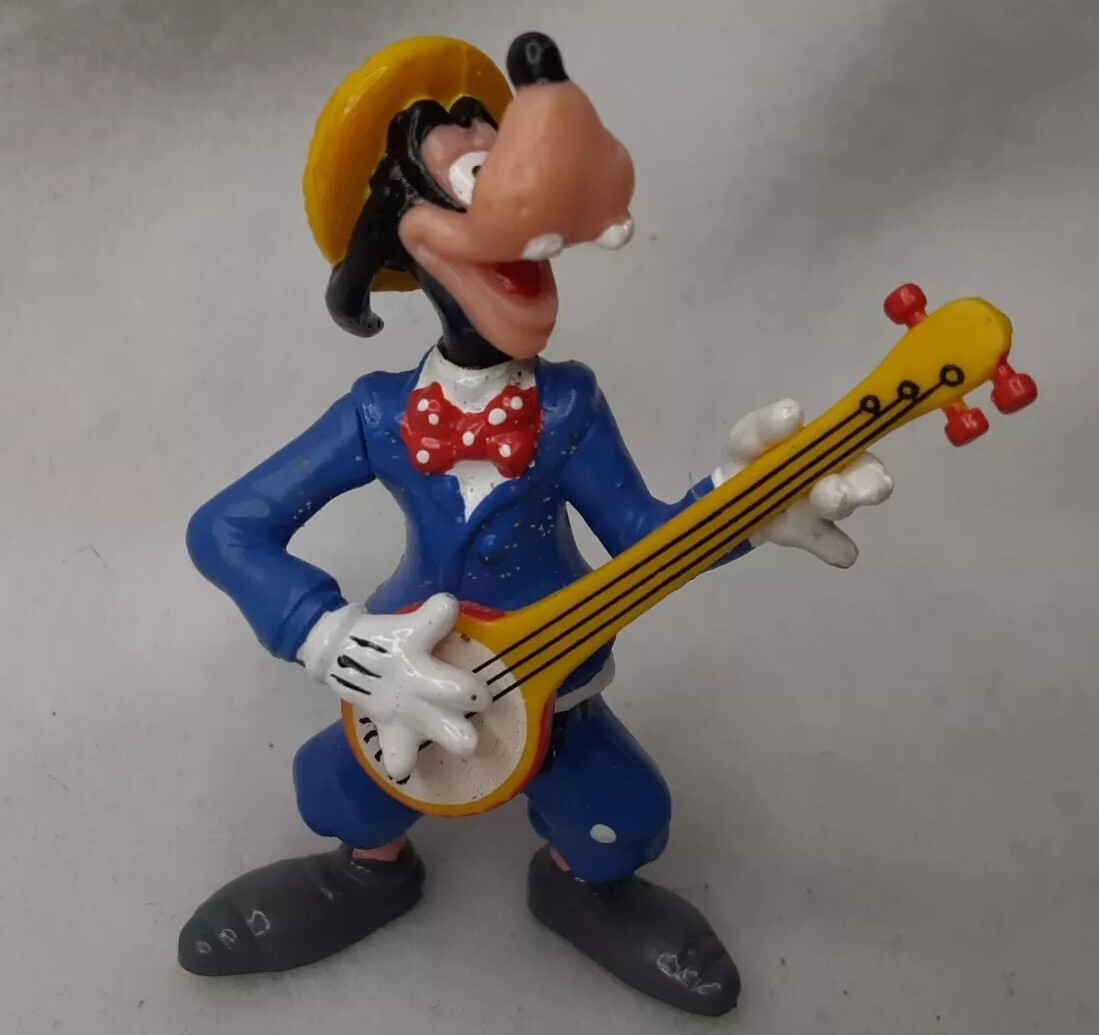 Applause Walt Disney Goofy Playing the Banjo Mini Figure PVC Vintage 2.5\ Applause Walt Disney Goofy Playing the Banjo Mini Figure PVC Vintage 2.5\