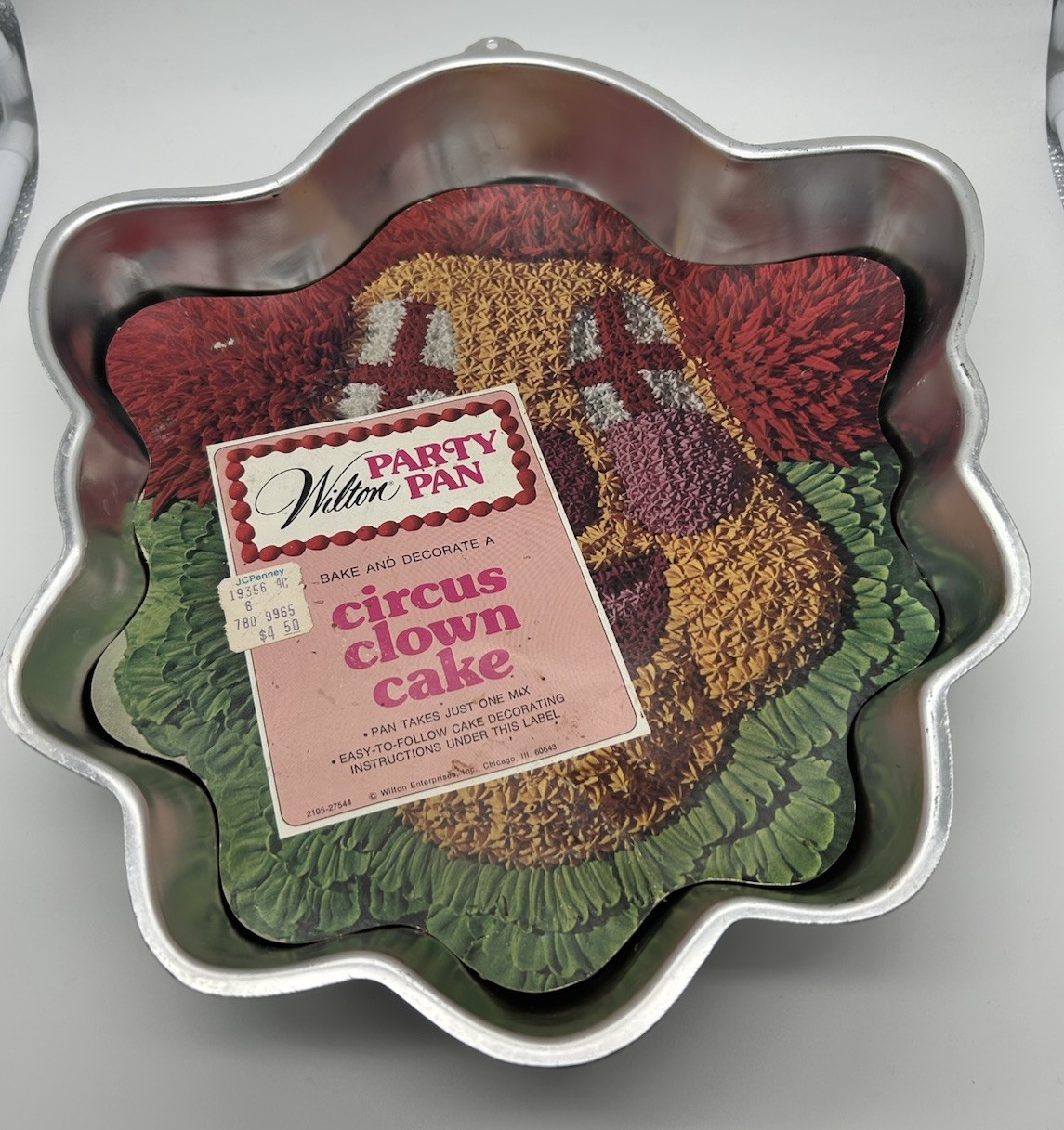 VTG Wilton Circus Clown Face Baking Cake Pan Aluminum Mold #502-275 Bday READ VTG Wilton Circus Clown Face Baking Cake Pan Aluminum Mold #502-275 Bday READ