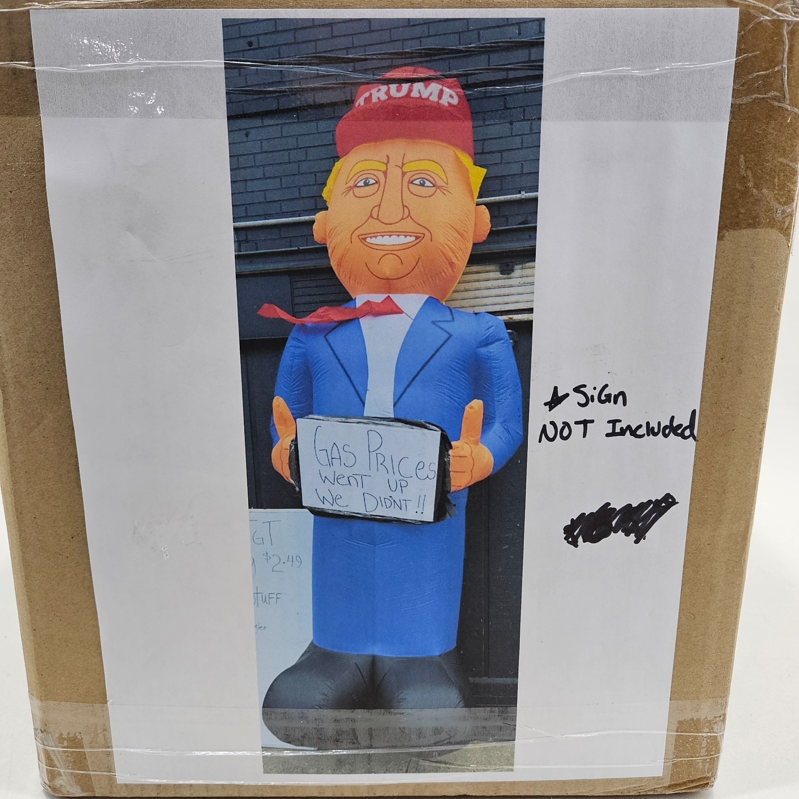 12 Ft Inflatable PRESIDENT DONALD TRUMP Balloon USA Thumbs up, No Sign, Yard Dec