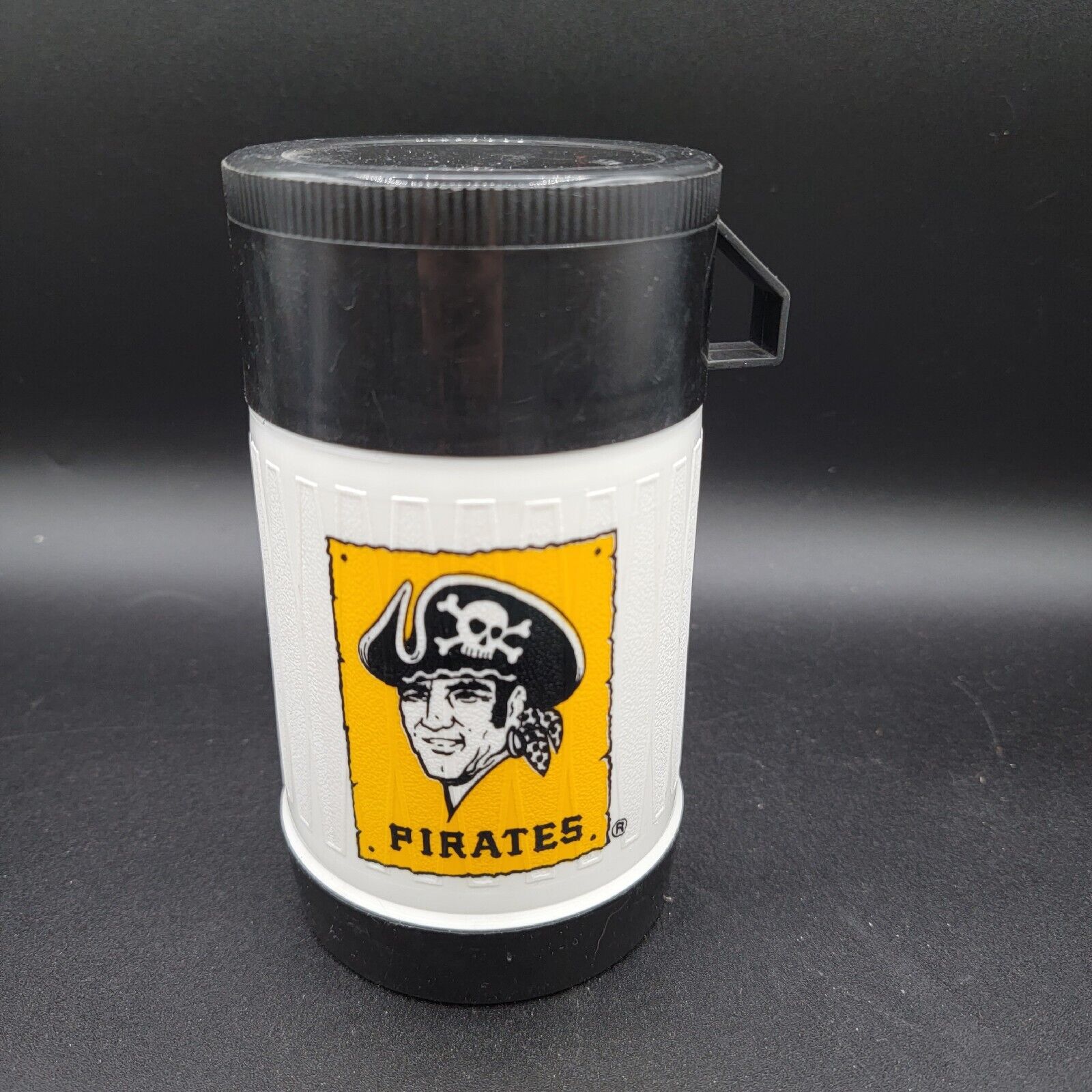 Pittsburgh Pirates Vintage Logo 8oz 8 ounce Thermos Advertising Foodland Logo