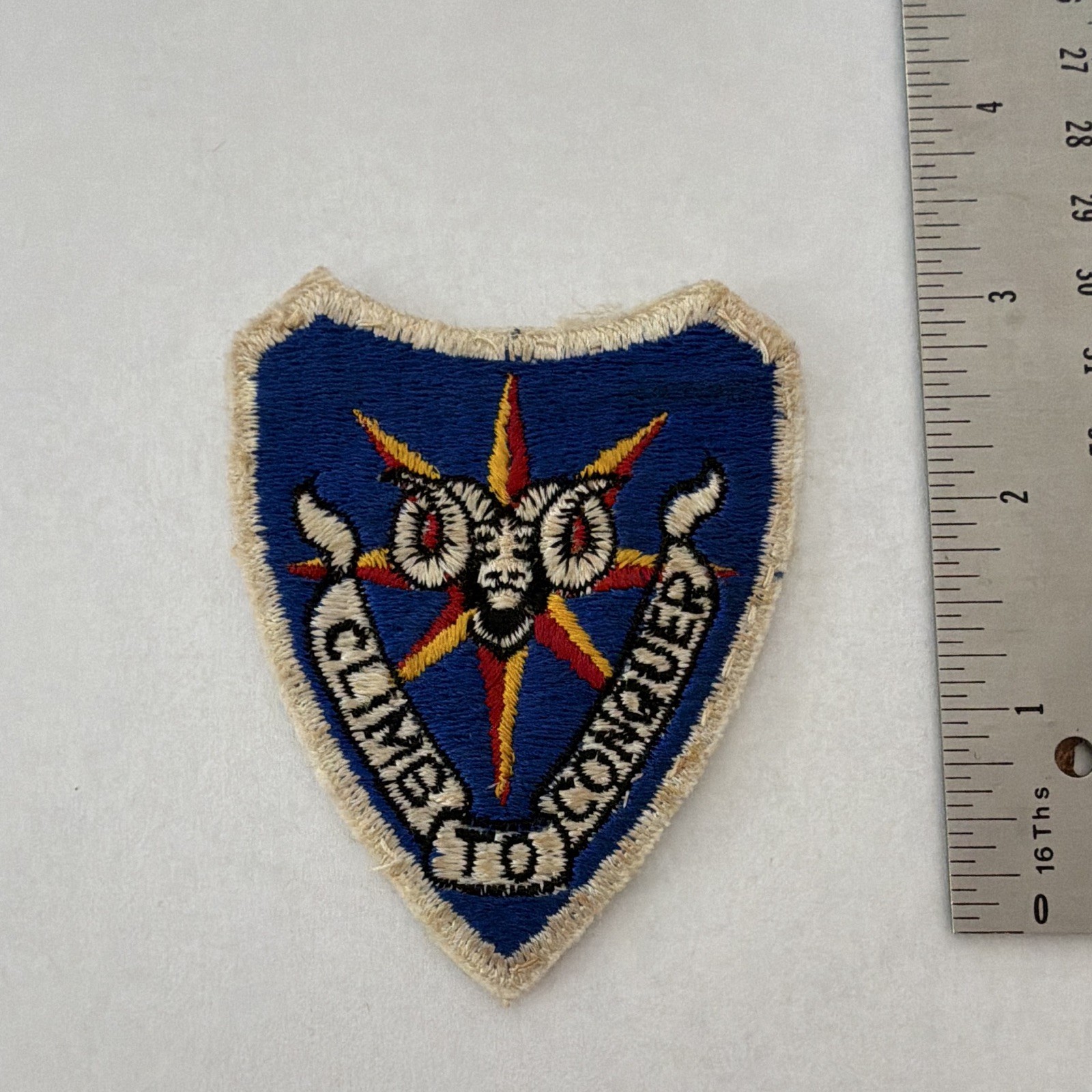 Rare 1940s Norwich University MCWC Patch Cheesecloth Backing Climb To Conquer Rare 1940s Norwich University MCWC Patch Cheesecloth Backing Climb To Conquer