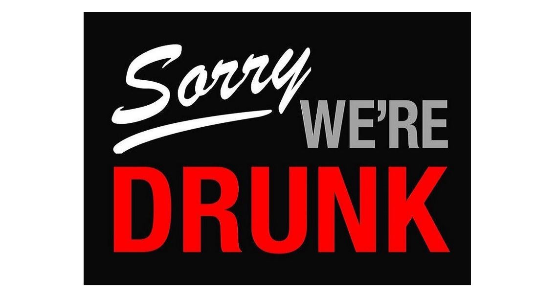Sorry We're DRUNK Sign PHOTO, Open Bar Liquor Pub Cold Beer Prohibition Decor Sorry We're DRUNK Sign PHOTO, Open Bar Liquor Pub Cold Beer Prohibition Decor