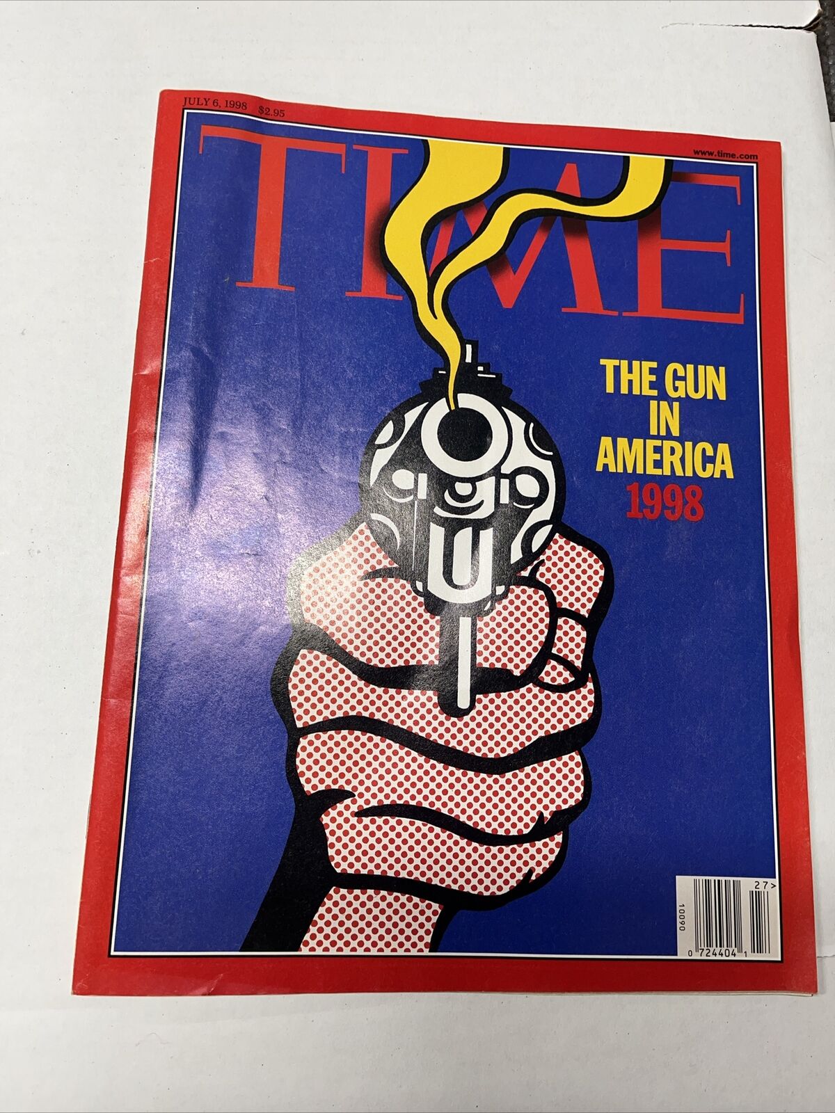 TIME MAGAZINE THE GUN IN AMERICA 1998 JULY 6, 1998 