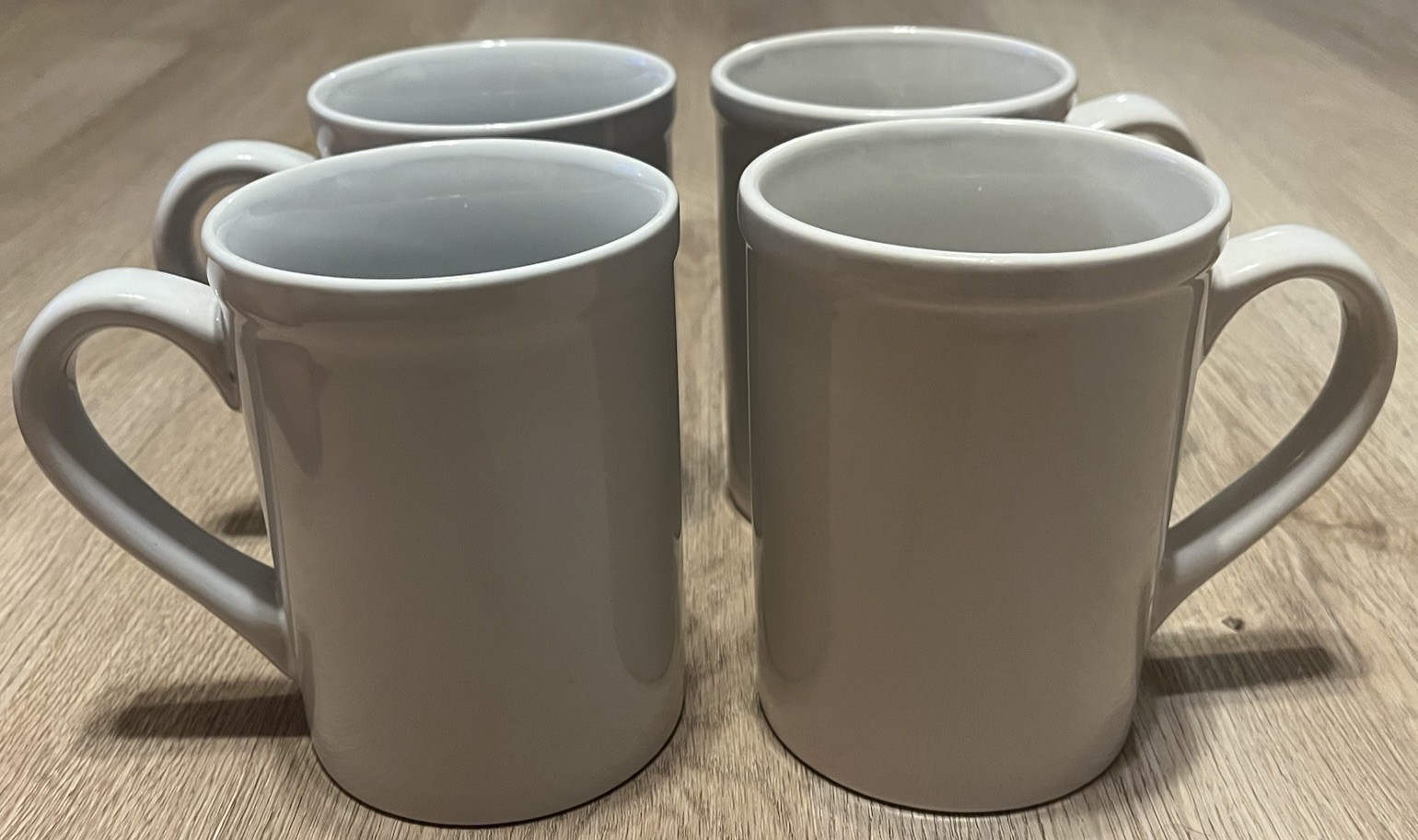 (4) Royal Norfolk White Coffee or Tea Mug 12 Oz Set Dishwasher Safe NEW (4) Royal Norfolk White Coffee or Tea Mug 12 Oz Set Dishwasher Safe NEW