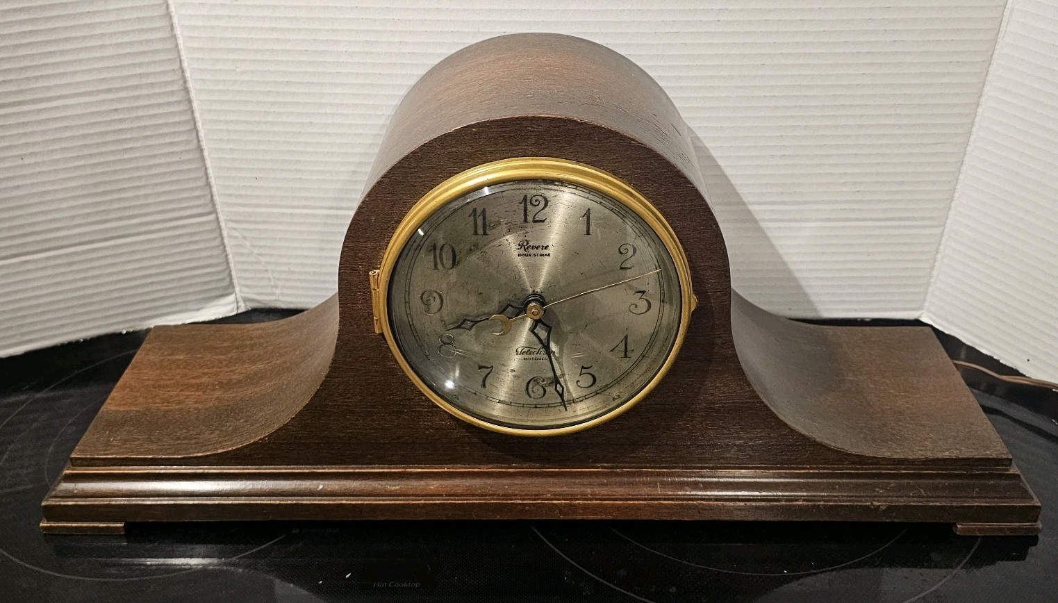Vintage Revere Telechron Mantle Clock-Working Vintage Revere Telechron Mantle Clock-Working