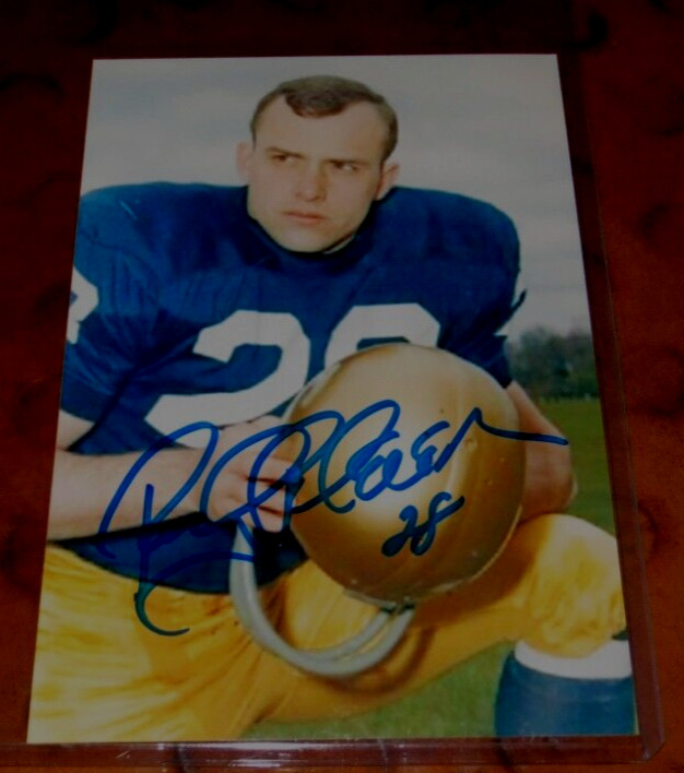Rocky Bleier signed autographed photo RB Pittsburgh Steelers Notre Dame