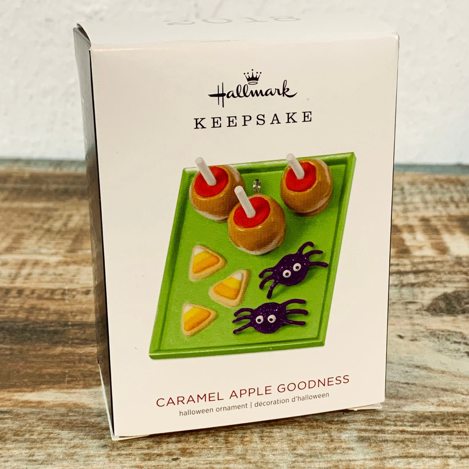Hallmark Keepsake Carmel Apple Goodness Halloween Ornament 2018 Hallmark Keepsake Carmel Apple Goodness Halloween Ornament 2018
