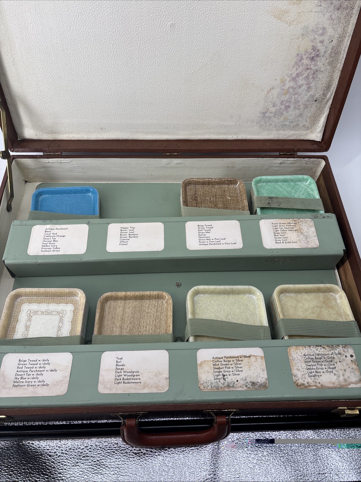 Vintage Camaro Camtray Salesman Sample Display Case-47 Miniature Fiberglass MCM Vintage Camaro Camtray Salesman Sample Display Case-47 Miniature Fiberglass MCM