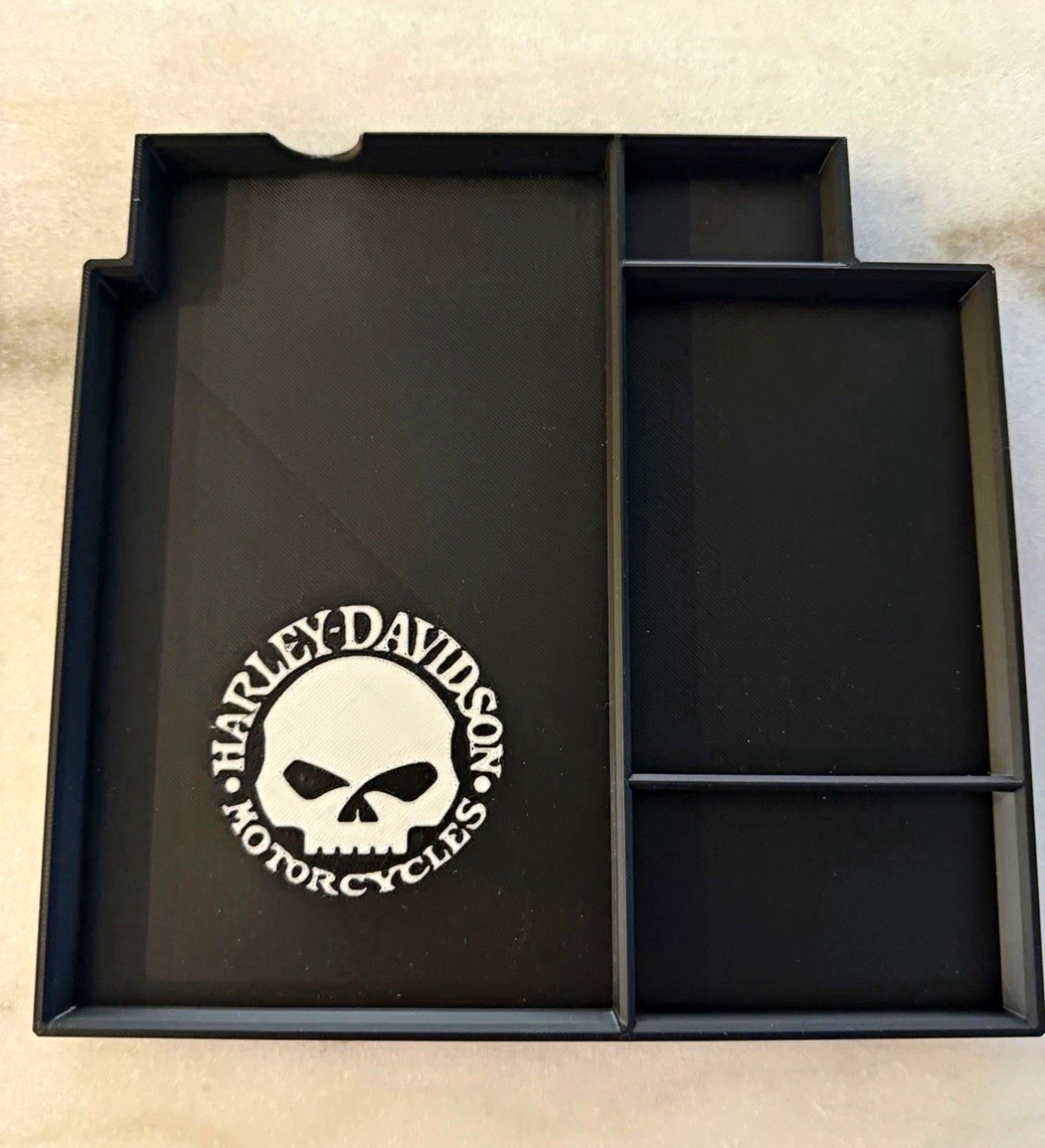 Fits 23.5-26 Harley-Davidson Street Glide Skull Trunk Organizer Tray Insert Fits 23.5-26 Harley-Davidson Street Glide Skull Trunk Organizer Tray Insert