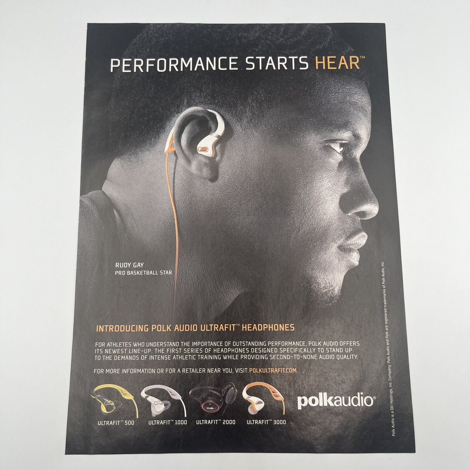Polk Audio UltraFit Headphones 2012 Print Ad 8\