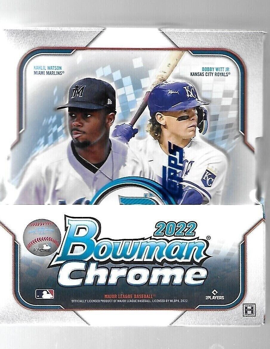 Topps Bowman Chrome 2022 Baseball Hobby Box Sealed New 