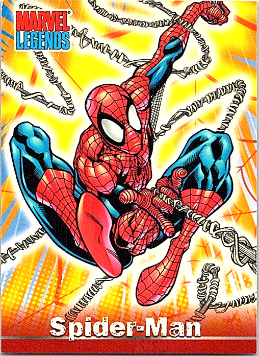 2001 Topps Marvel Legends Promo Card #P1 Spider-Man 