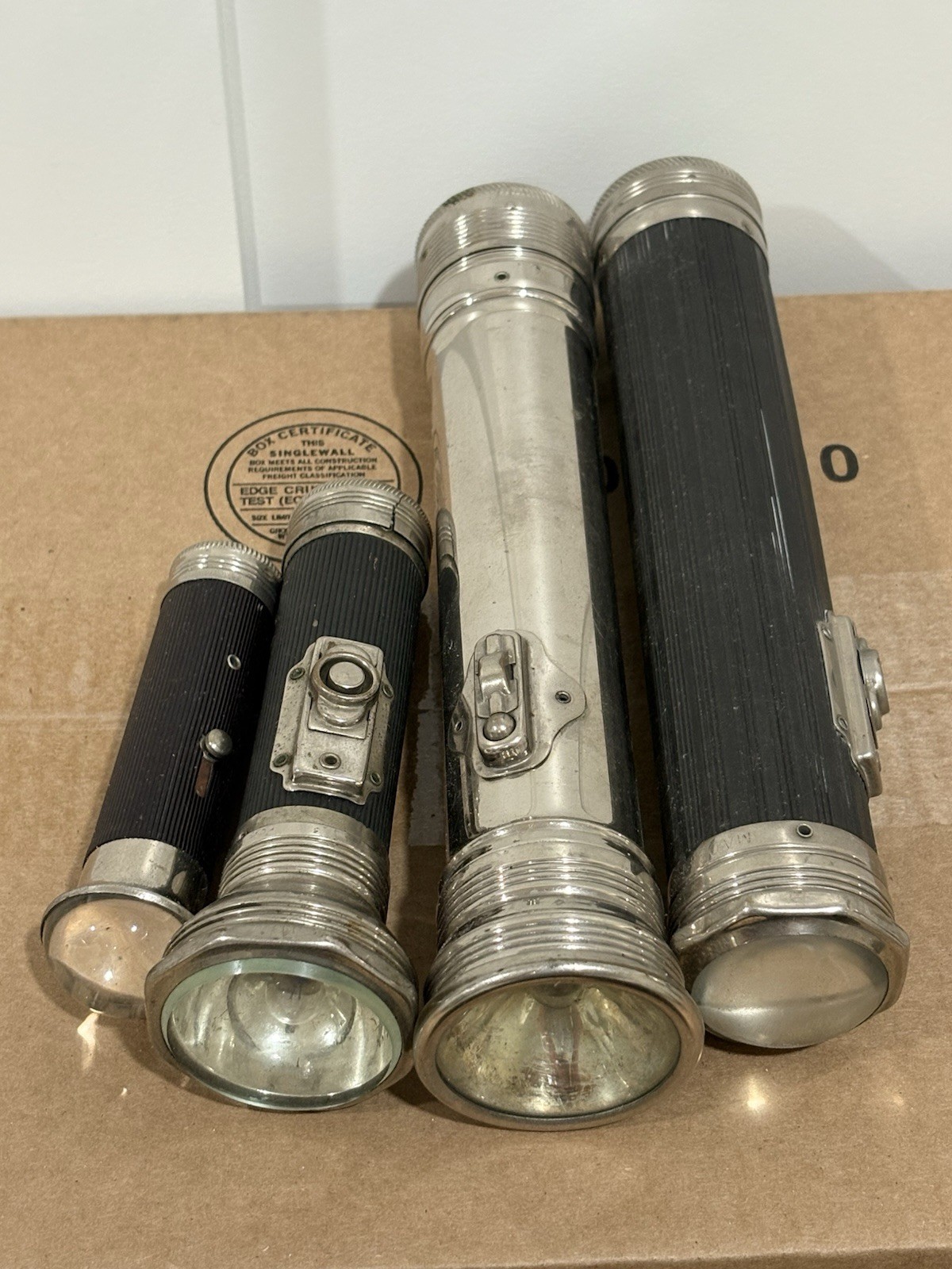 Lot of 3 Vintage EVEREADY + Other Flashlights Made in USA Antique Estate Find Lot of 3 Vintage EVEREADY + Other Flashlights Made in USA Antique Estate Find