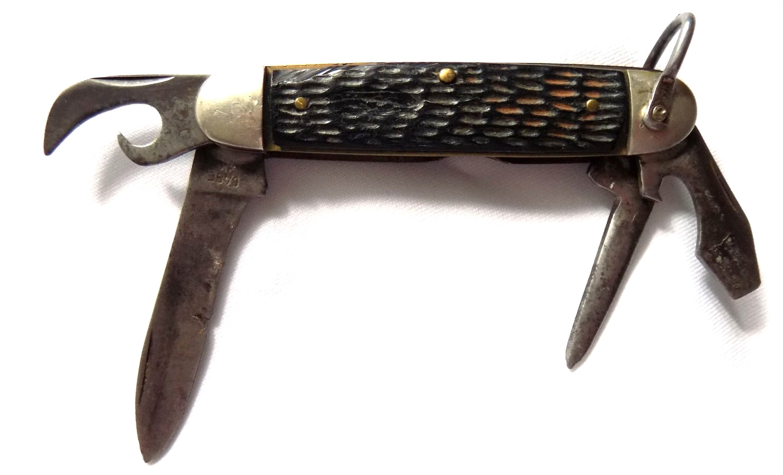 Vintage Case XX - Folding Pocket Knife - 4 Blades - 640045R - Used Vintage Case XX - Folding Pocket Knife - 4 Blades - 640045R - Used