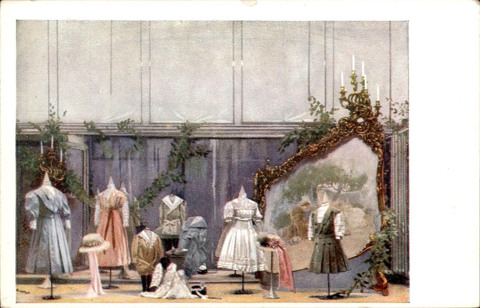 Chicago IL Marshall Field Display Window c1909 Exposition Postcard bhn Chicago IL Marshall Field Display Window c1909 Exposition Postcard bhn