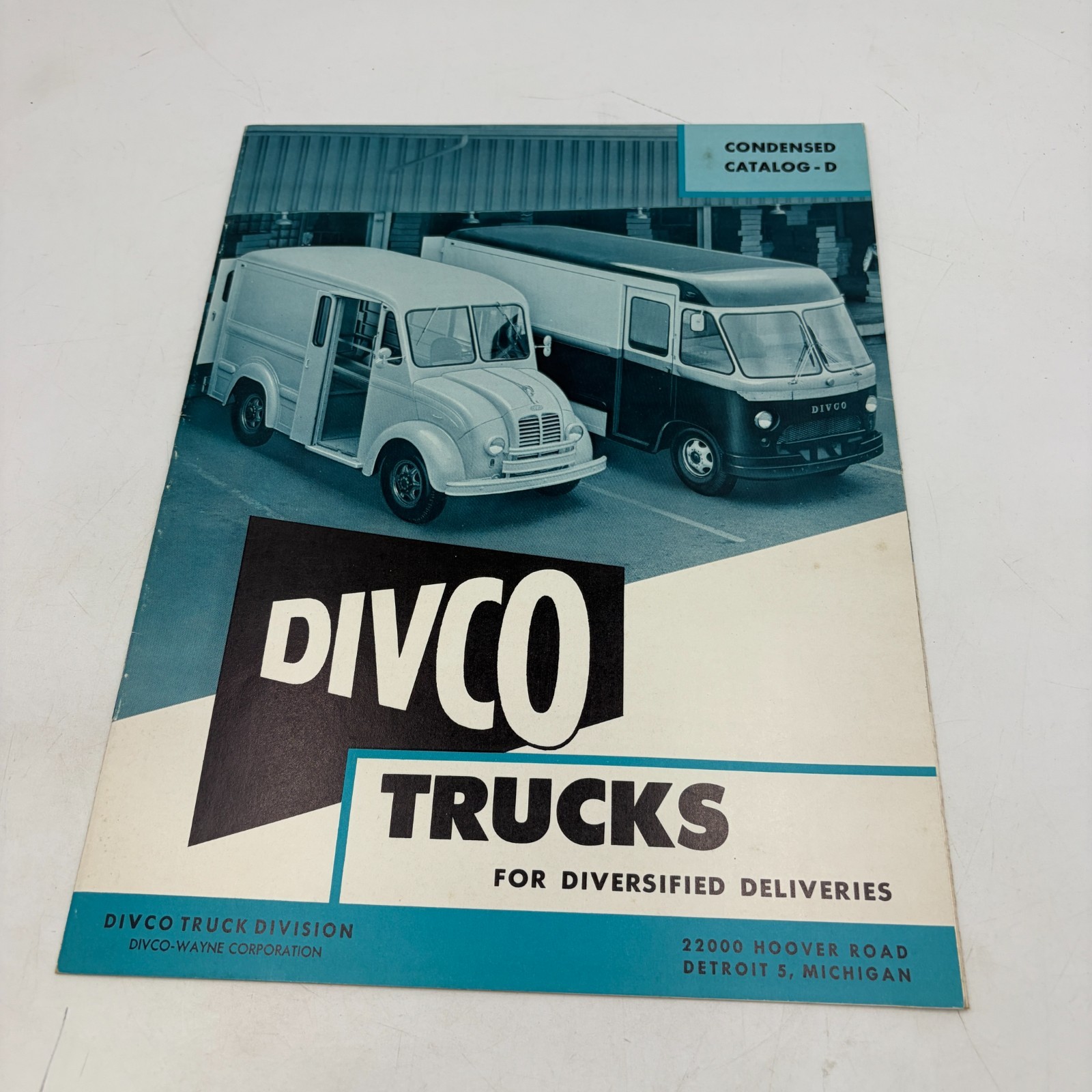 DIVCO Milk Delivery Trucks Sales Brochure Condensed Catalog D Vintage 1960s DIVCO Milk Delivery Trucks Sales Brochure Condensed Catalog D Vintage 1960s