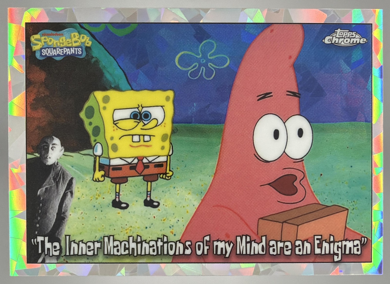 2025 Topps Chrome SpongeBob SquarePants Night Shift Manager Variation /25 #71
