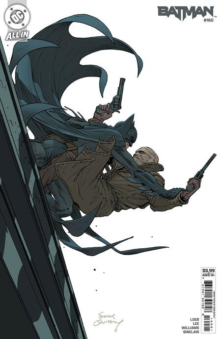 BATMAN #160 (FRANK QUITELY CARDSTOCK B VARIANT)(2025) COMIC BOOK ~ DC JIM LEE