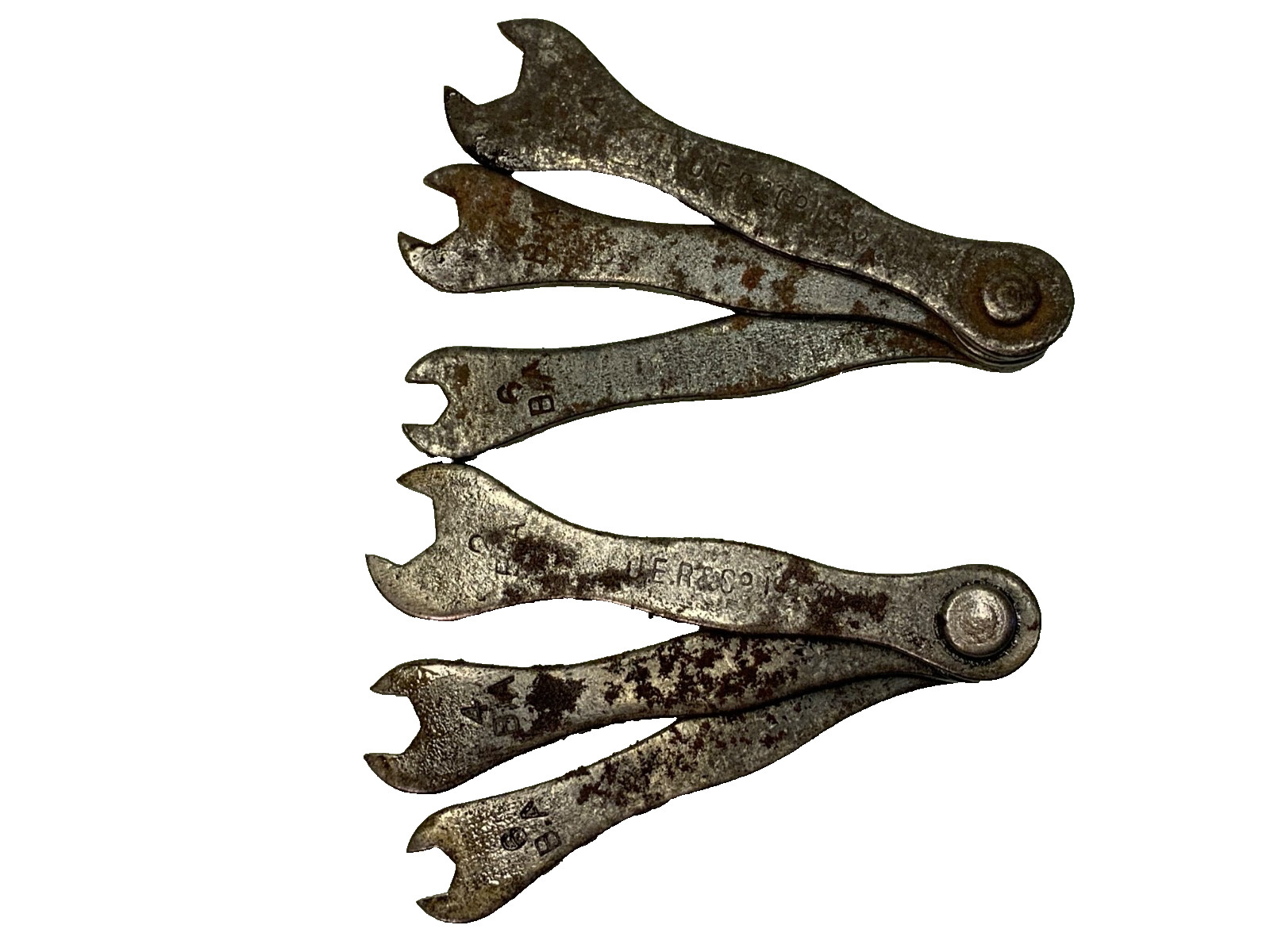 JER &Co 1943 WD BA 2 4 6,spanner set\'s WW2 car magneto adjust tools army kit 2 JER &Co 1943 WD BA 2 4 6,spanner set\'s WW2 car magneto adjust tools army kit 2
