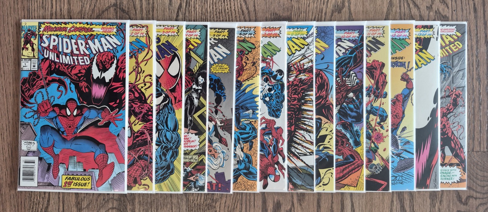 Maximum Carnage 1-14 Run Spider-Man 1993 1, 2, 3, 4, 5, 6, 7, 8,9,10,11,12,13,14 Maximum Carnage 1-14 Run Spider-Man 1993 1, 2, 3, 4, 5, 6, 7, 8,9,10,11,12,13,14