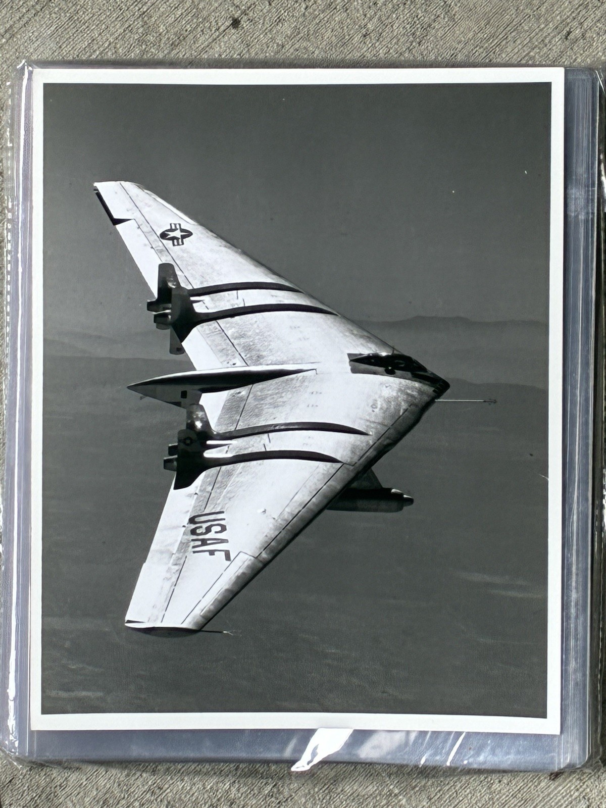 ORIGINAL Vintage 1940s Northrop YB-49 Flying Wing USAF Press Photo NOT A REPRINT ORIGINAL Vintage 1940s Northrop YB-49 Flying Wing USAF Press Photo NOT A REPRINT