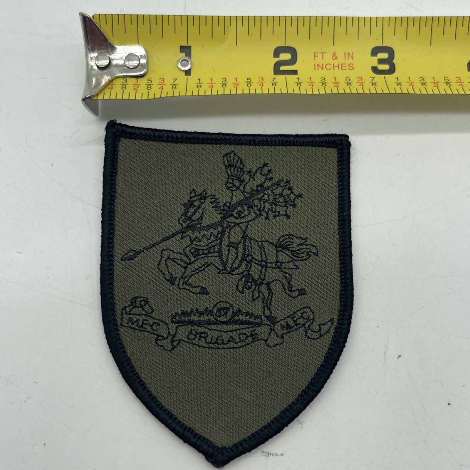 Belgian Military Belgium Mechanized Brigade Shoulder Patch Subdued 2.5x3.5” Belgian Military Belgium Mechanized Brigade Shoulder Patch Subdued 2.5x3.5”