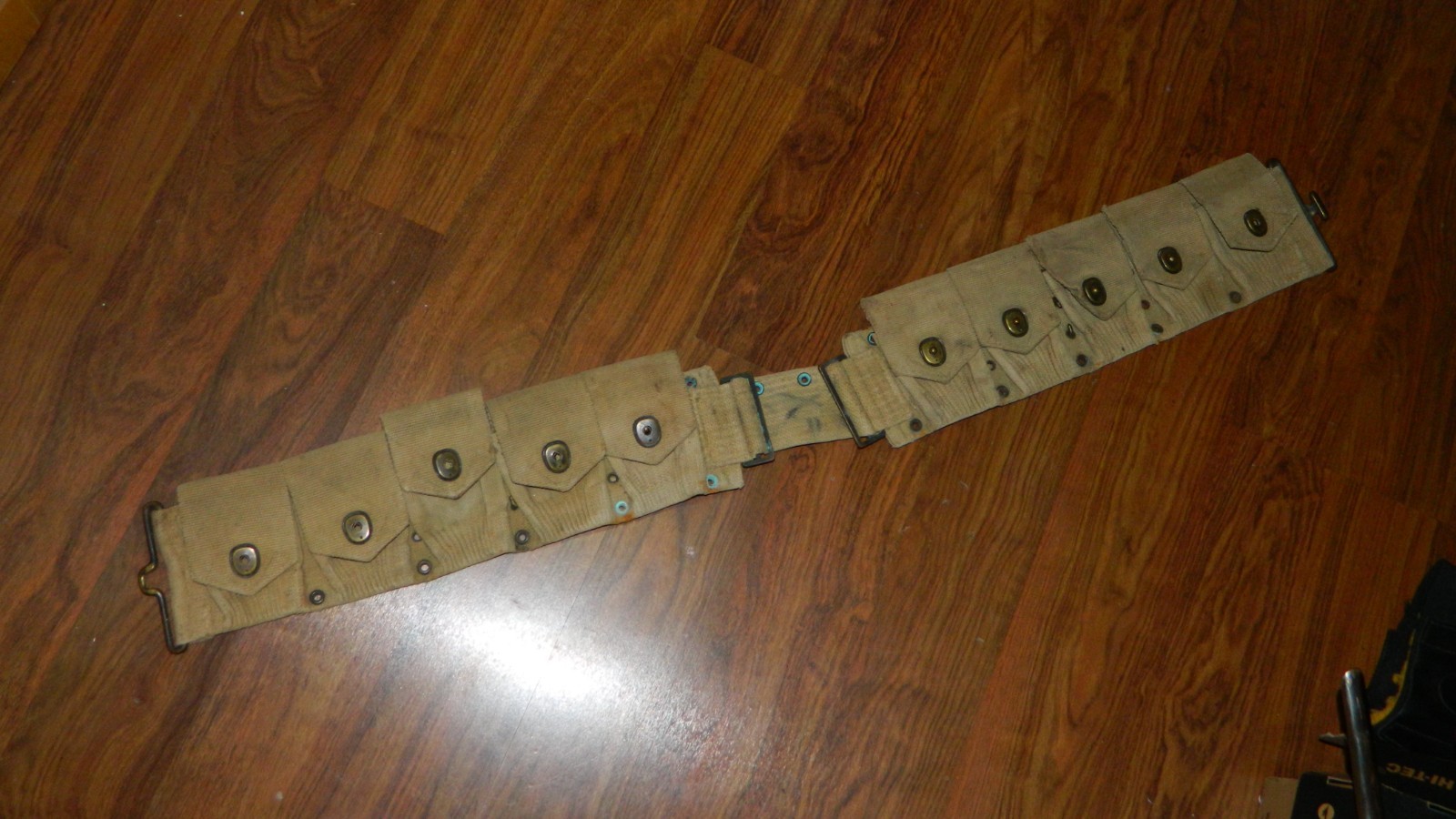 Antique WW1 US. 10 Pocket Ammo Cartridge Belt Antique WW1 US. 10 Pocket Ammo Cartridge Belt