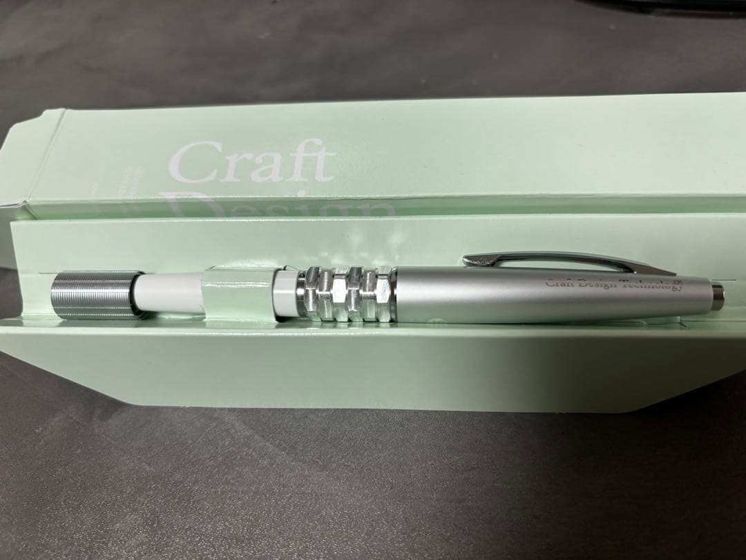 Pentel Kerry CDT Craft Design Technology Mechanical Pencil 0.5mm White With Case