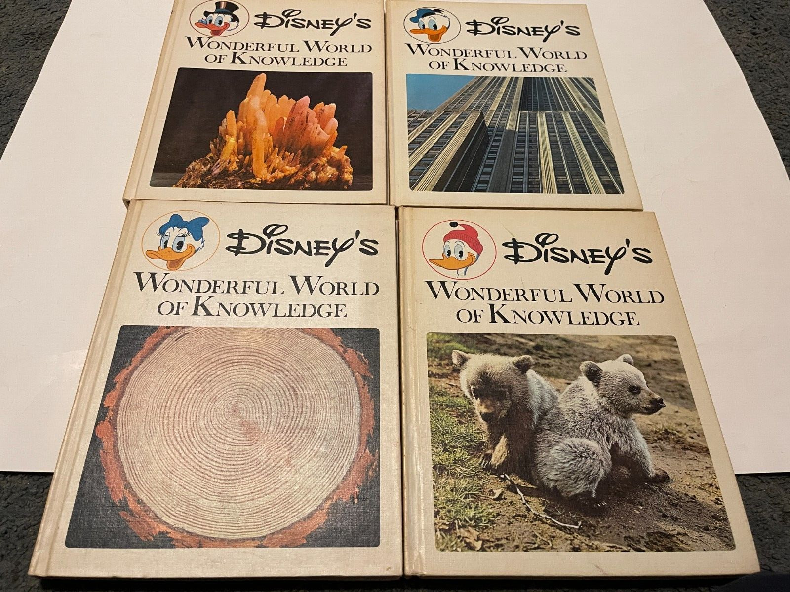 Disney\'s Wonderful World of Knowledge Set volumes 1-16 copyright 1971