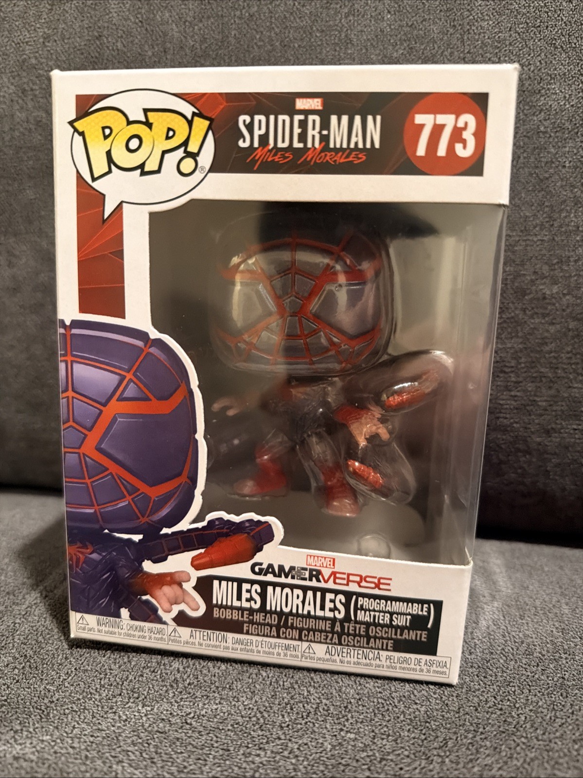 Funko Pop Vinyl: Marvel - Miles Morales (Programmable Matter Suit) #773 Funko Pop Vinyl: Marvel - Miles Morales (Programmable Matter Suit) #773