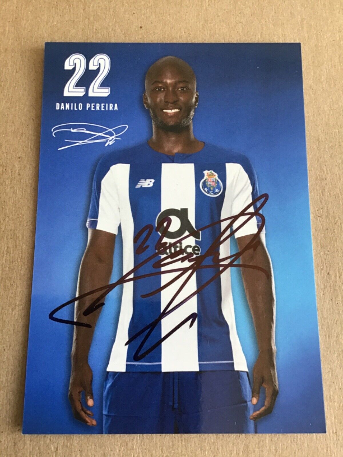 Danilo Pereira, Portugal 🇵🇹  FC Porto 2019/20 hand signed