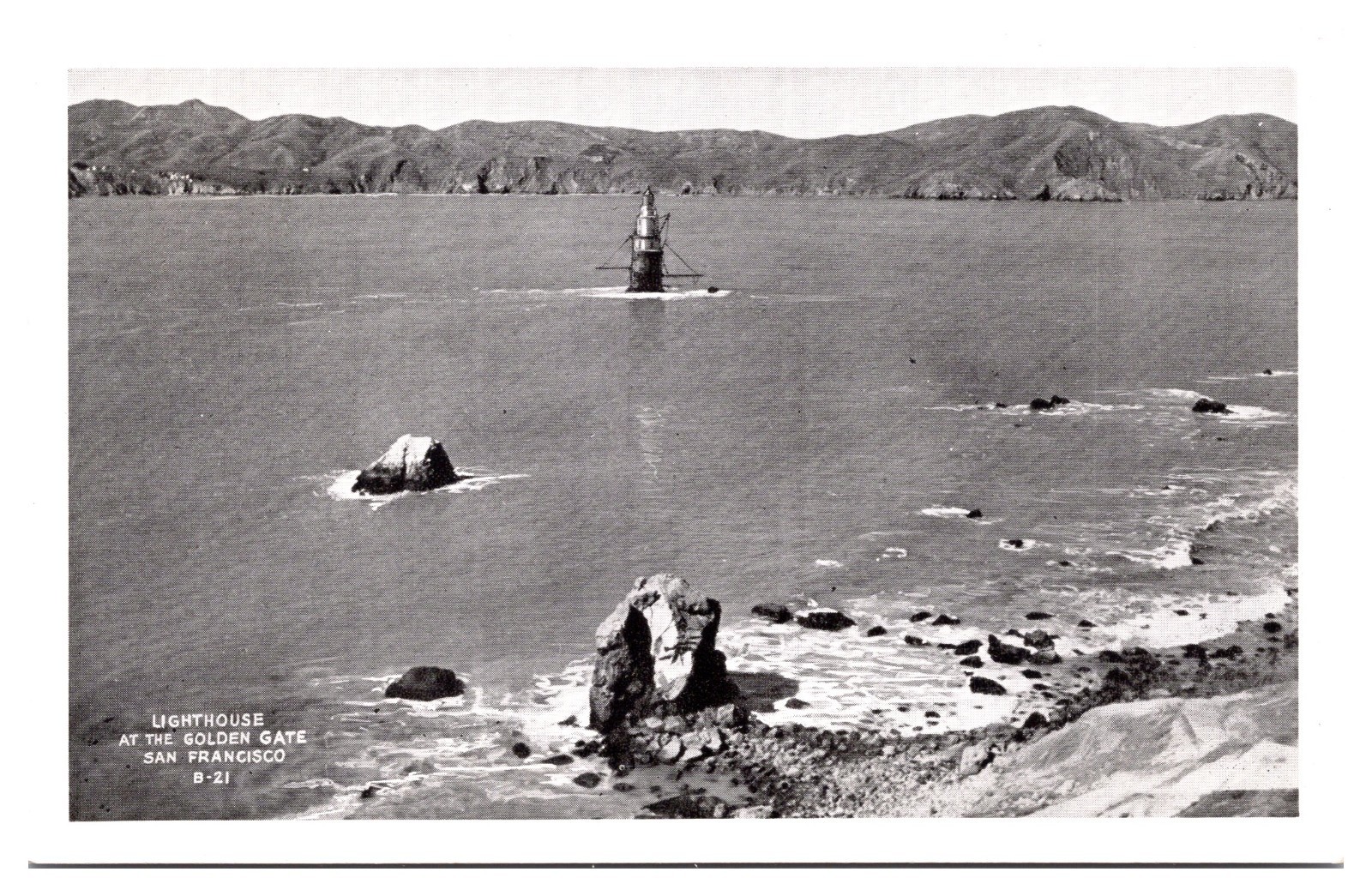 VTG Lighthouse at the Golden Gate, San Francisco, California Postcard