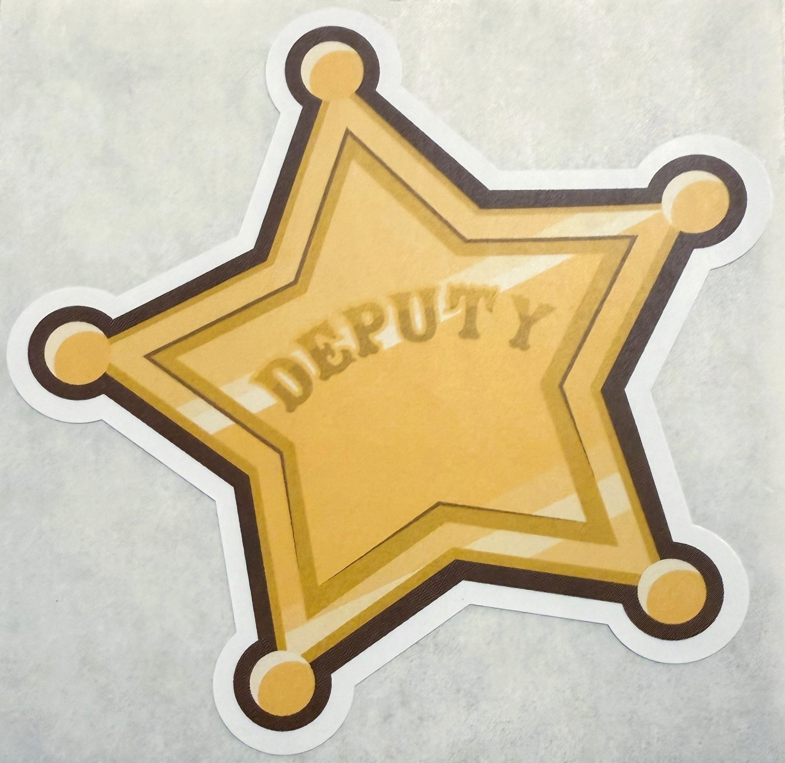 Jessie Deputy Badge Sticker Toy Story 5 Pixar Disney World Magic Kingdom 2026 Jessie Deputy Badge Sticker Toy Story 5 Pixar Disney World Magic Kingdom 2026