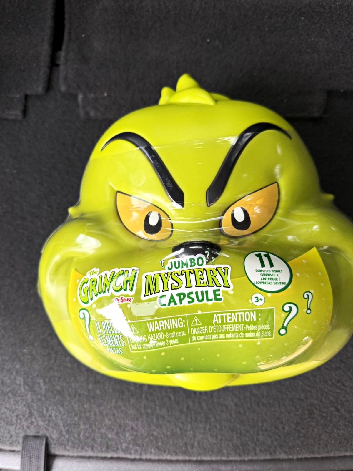 Just Play The Grinch Jumbo Mystery Capsule Blind Pack, 11 Surprises, 3+ Unopened Just Play The Grinch Jumbo Mystery Capsule Blind Pack, 11 Surprises, 3+ Unopened