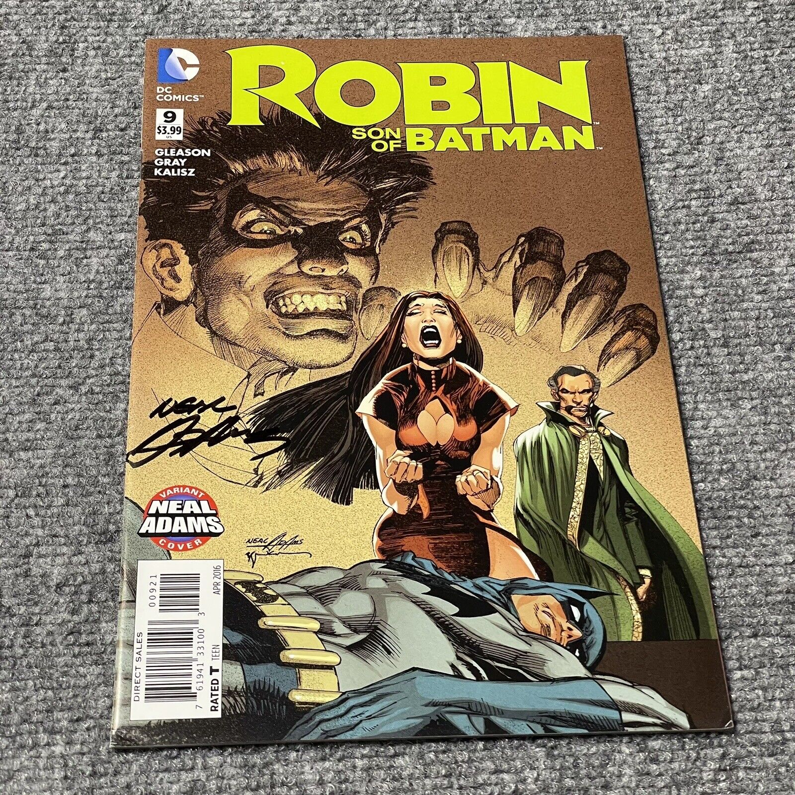 Robin Son Of Batman #9 Signed Neal Adams Variant DC Comics Homage Cover