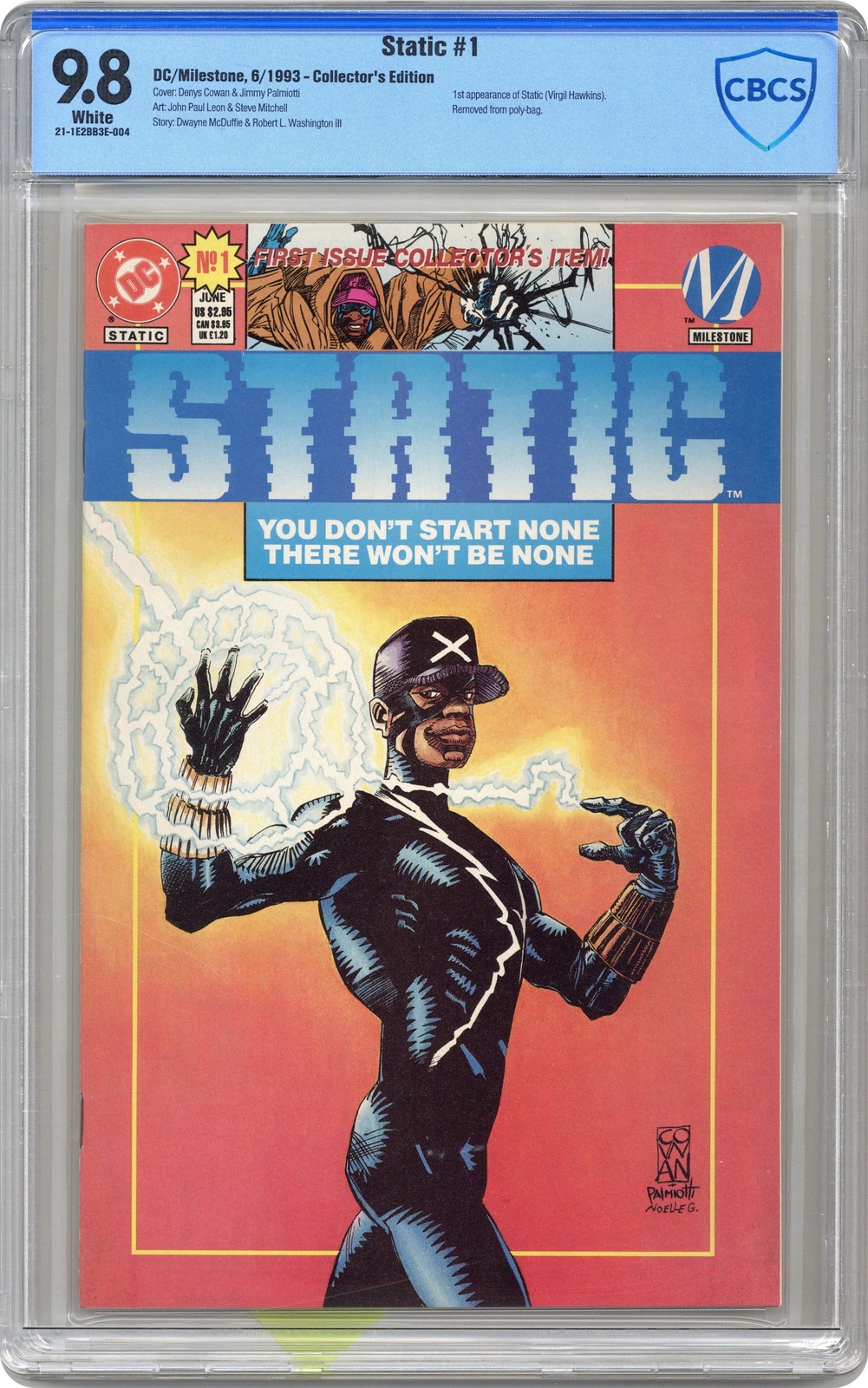Static Milestone 1A.U Cowan Direct Variant CBCS 9.8 1993 21-1E2BB3E-004
