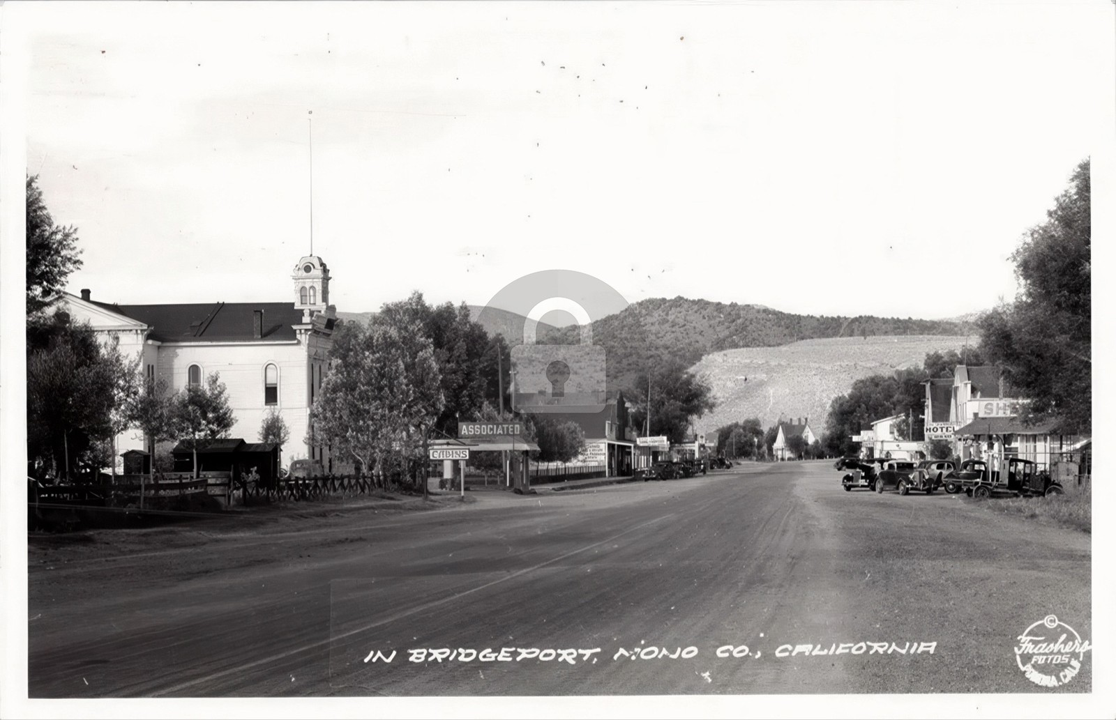 c1930's Bridgeport Mono County CA California Frashers RPPC Photo Postcard COPY c1930's Bridgeport Mono County CA California Frashers RPPC Photo Postcard COPY