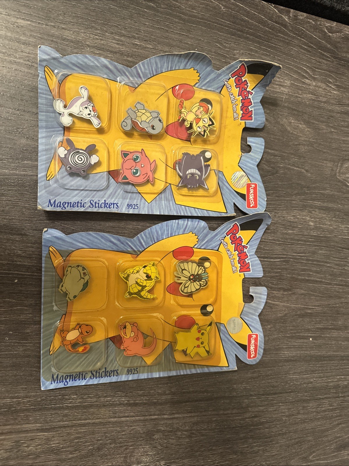 Nintendo Hasbro 2004 Pokemon Funskool Magnets set Sealed Pikachu Gengar Nintendo Hasbro 2004 Pokemon Funskool Magnets set Sealed Pikachu Gengar
