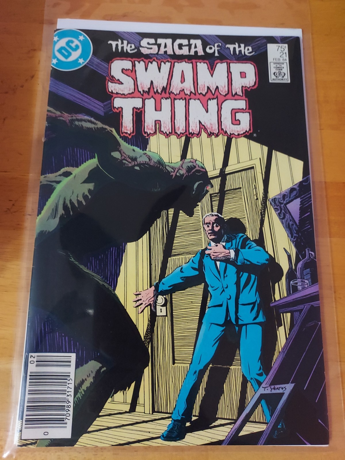Saga of the Swamp Thing #21 Newsstand (1984) VF/NM Alan Moore Anatomy Lesson Key Saga of the Swamp Thing #21 Newsstand (1984) VF/NM Alan Moore Anatomy Lesson Key