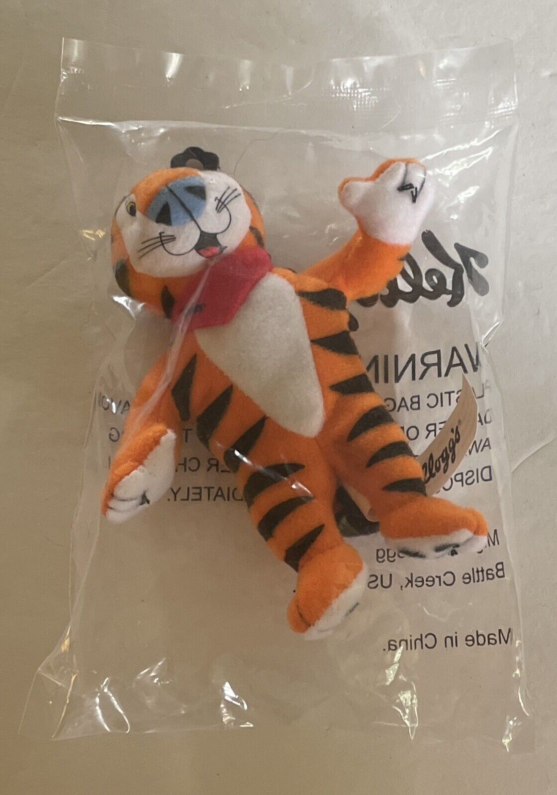 Tony the Tiger Kellogg’s Frosted Flakes Cereal Maxx Promo Plush Toy Unopened