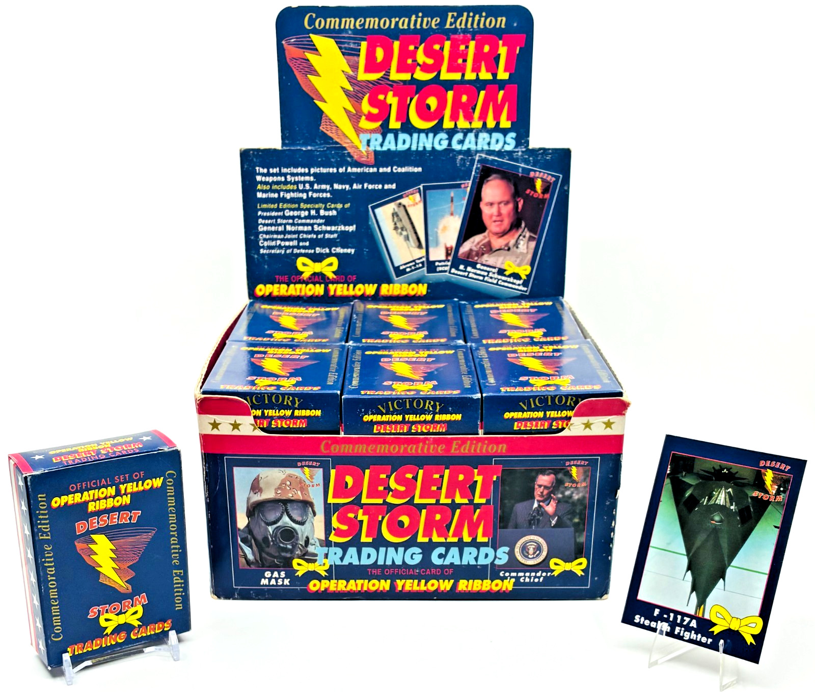 1991 AMA Operation Yellow Ribbon Desert Storm (1) Pack of Cards (60 cards/Deck) 1991 AMA Operation Yellow Ribbon Desert Storm (1) Pack of Cards (60 cards/Deck)