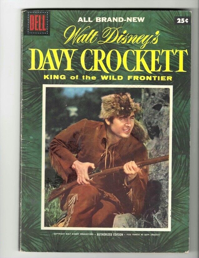 Walt Disney's Davy Crockett King of the Wild Frontier #1  Dell 1955 FN/VF Beauty