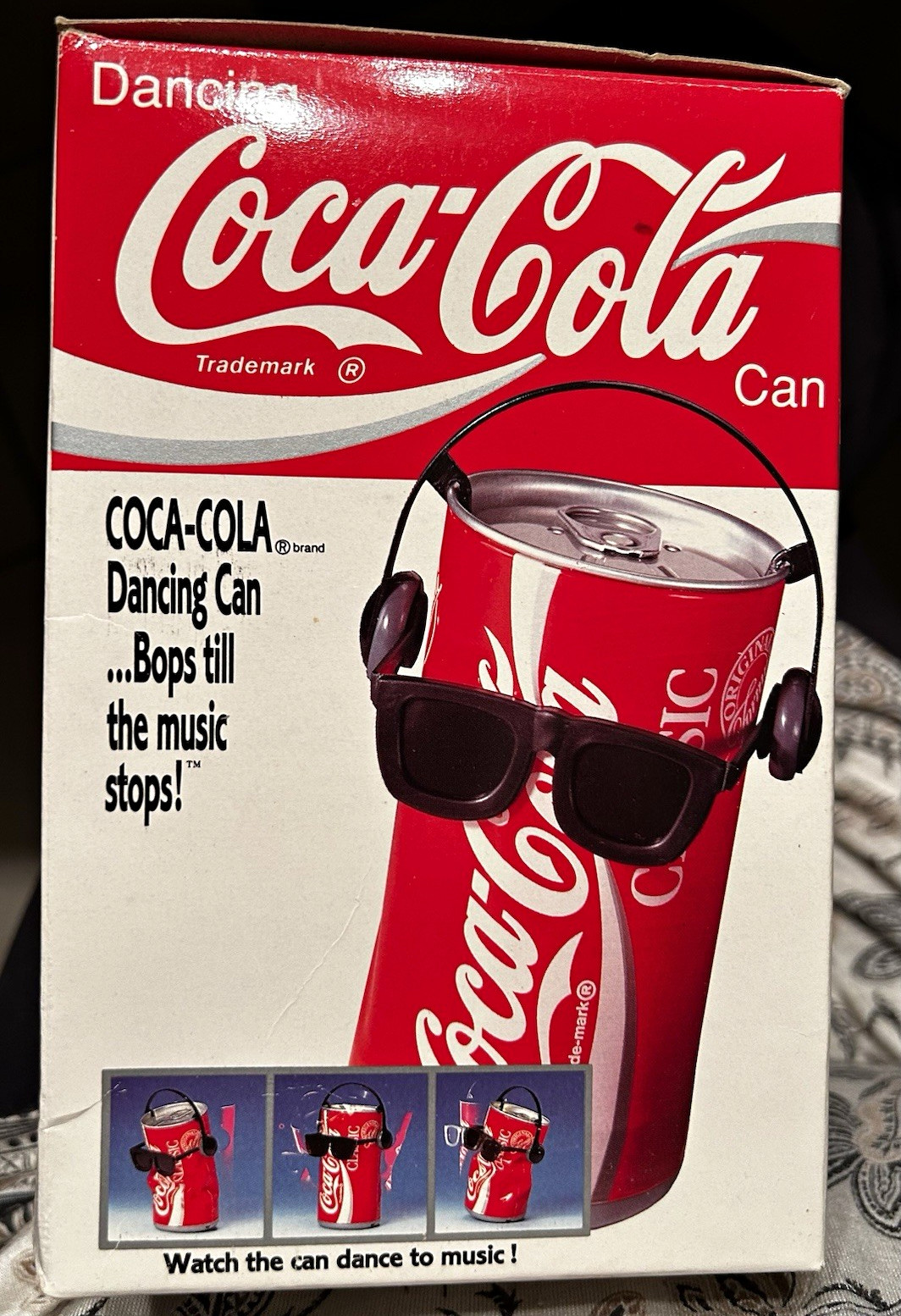Vintage Coca-Cola Dancing Soda Advertising Can Works Vintage Coca-Cola Dancing Soda Advertising Can Works