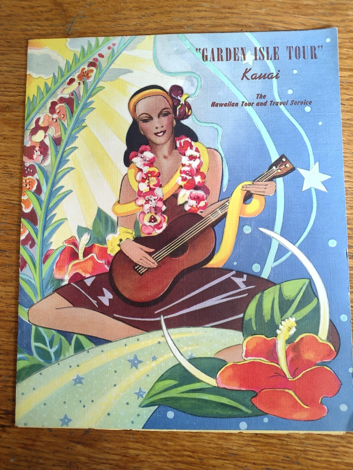 Vintage 1940's-50's Hawaiian Island Of Kauai Tour Pamphlet Vintage 1940's-50's Hawaiian Island Of Kauai Tour Pamphlet