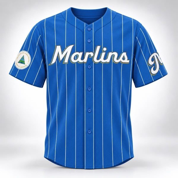 HOT Marlins Nicaraguan Heritage Celebration Jersey 2026 Giveaway Full Size HOT Marlins Nicaraguan Heritage Celebration Jersey 2026 Giveaway Full Size